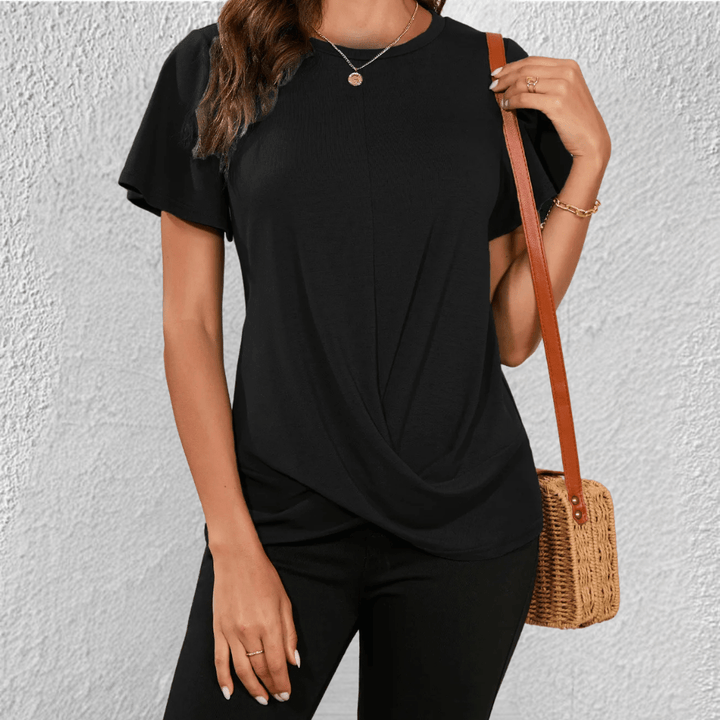 T-Shirt Drapé Femme