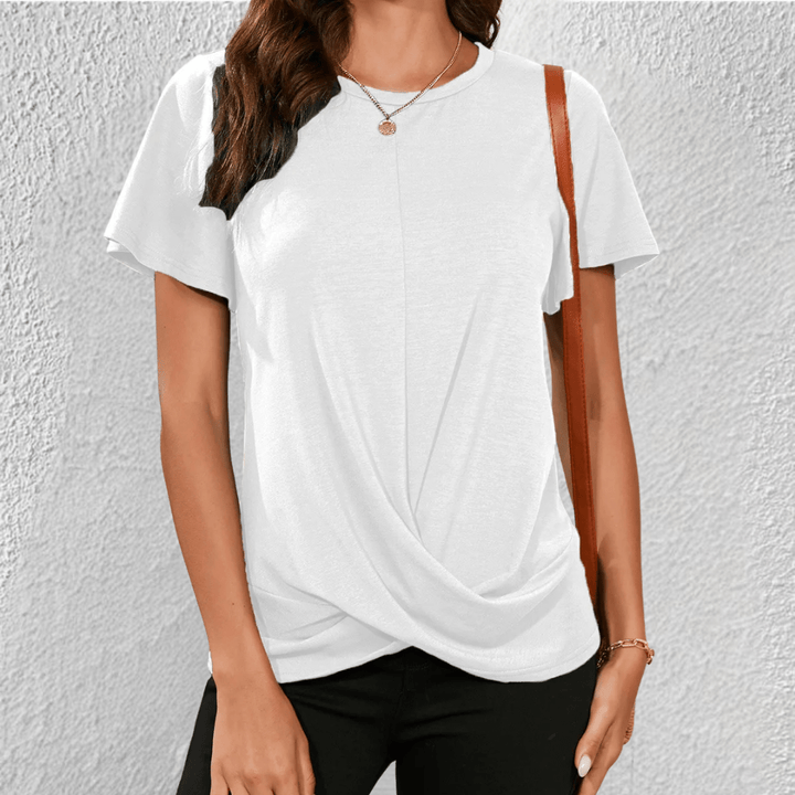 T-Shirt Drapé Femme