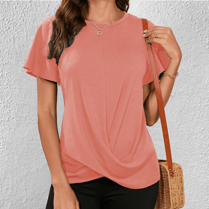 T-Shirt Drapé Femme