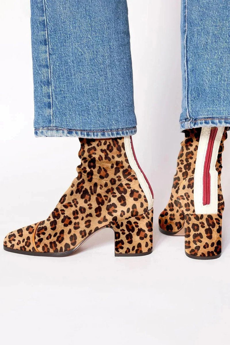 Bottines Bout Carré à Talon Bloc Femme