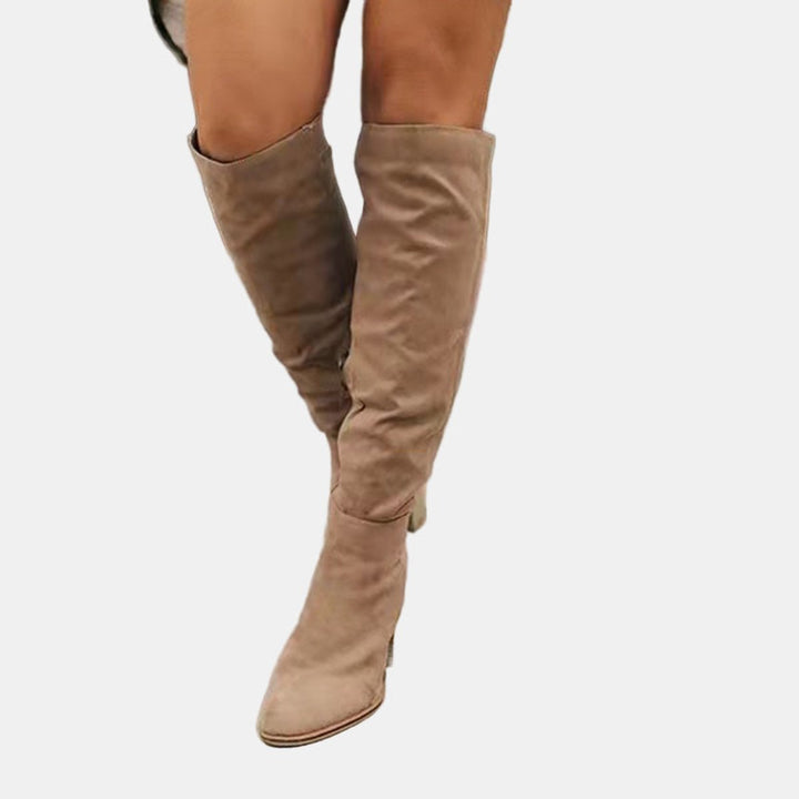 Bottes Hautes à Talon Bloc Femme