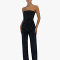 Women's Sequin Bustier Jumpsuit