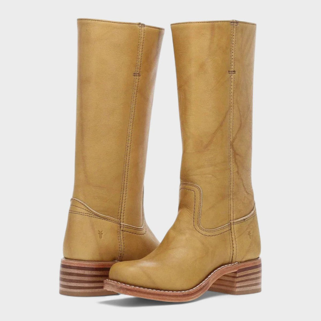 Bottes Hautes à Talon Bloc Bas Femme