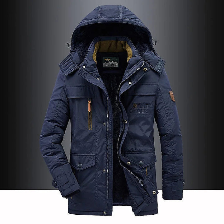 Veste Longue à Capuche Homme