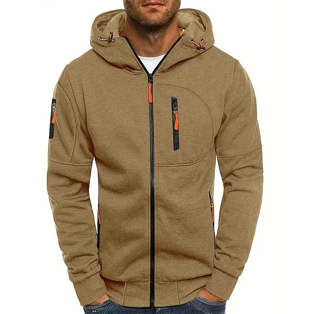 Sweat Zippé à Capuche Homme