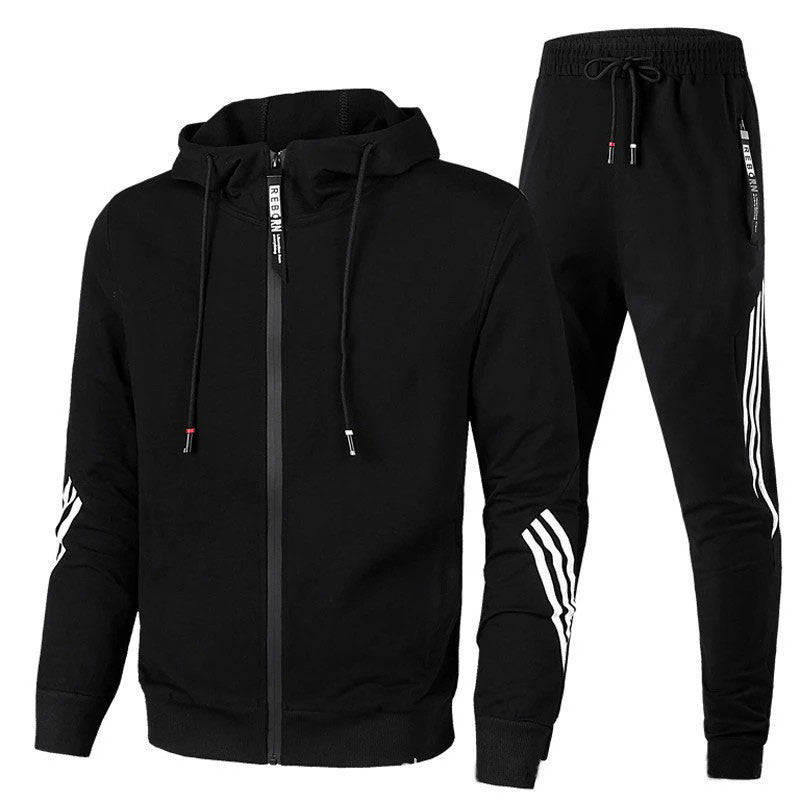 Ensemble Jogging Zippé à Capuche Homme